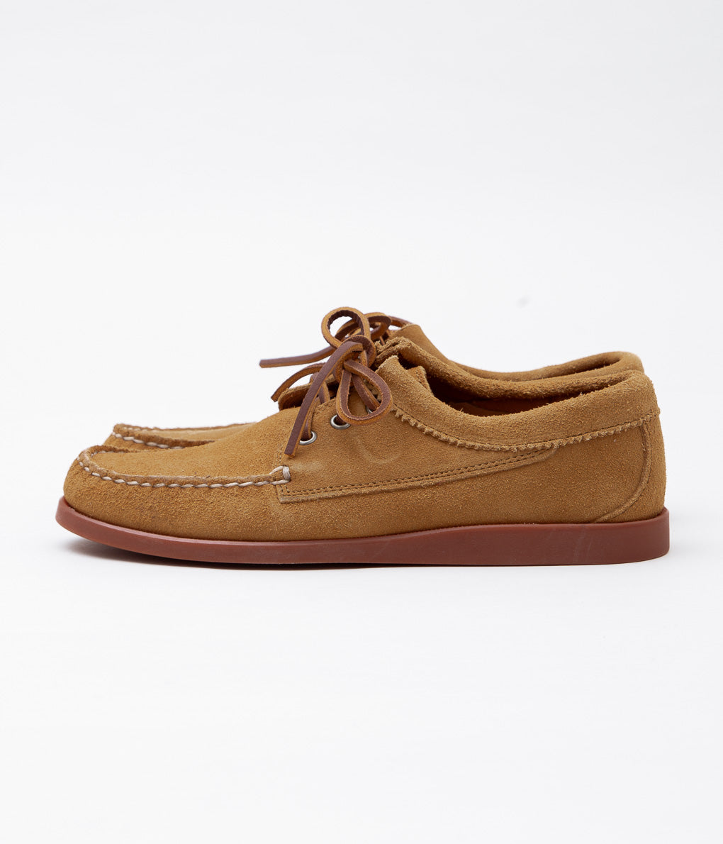 QUODDY TRAIL MOCCASIN ''BLUCHER'' (TOAST SUEDE)