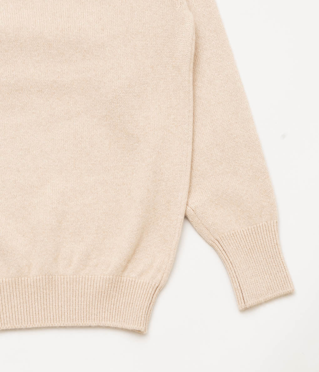 HERILL ''GOLDEN CASH PULLOVER ''(BEIGE)