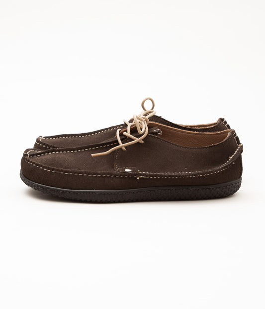 QUODDY TRAIL MOCCASIN ''MERIDIAN ESQ'' (CHOCOLATE SUEDE)