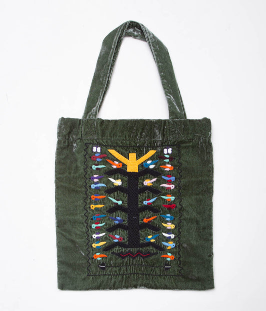 TRIBU-TO ''TOTE BAG TREE OF LIFE'' (THUNDER)