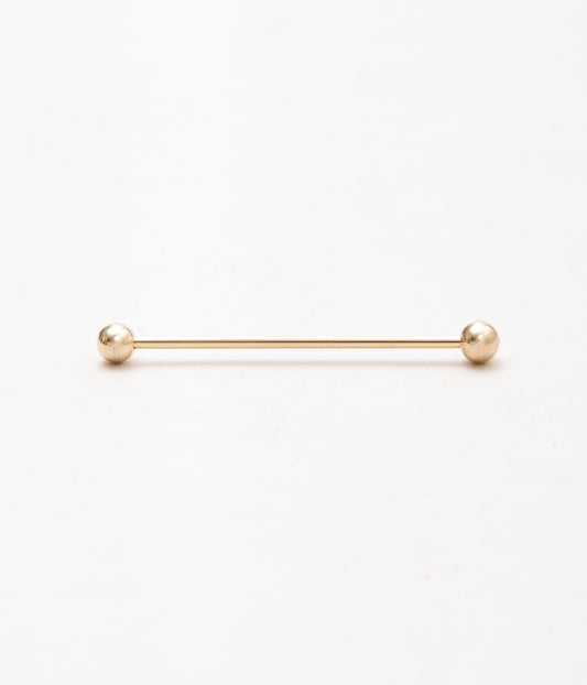 FINE AND DANDY ''COLLAR BARS (BALL END)'' (GOLD)