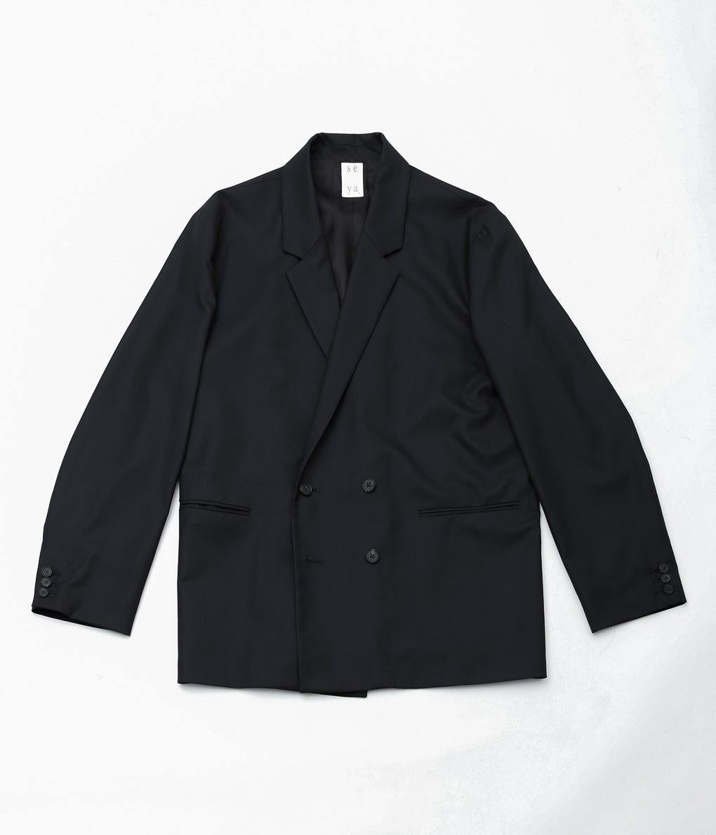 SEYA. ''SEYA. TAILORED W JACKET'' (MIDNIGHT)