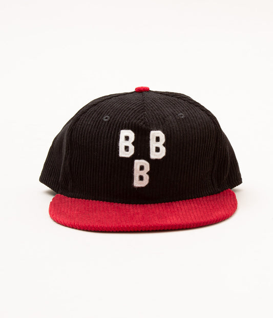 SANDLOT "BIRMINGHAM BLACK BARONS(8 WALE CORDUROY)"(BLACK/RED)