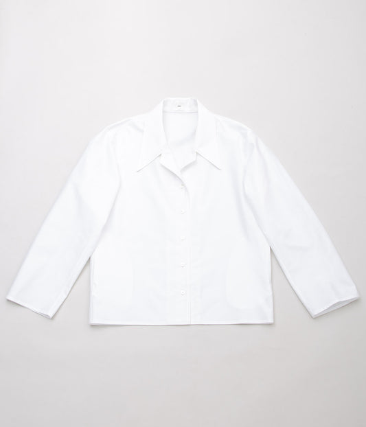 PAN "SIMPLE SHIRT JACKET"(WHITE)