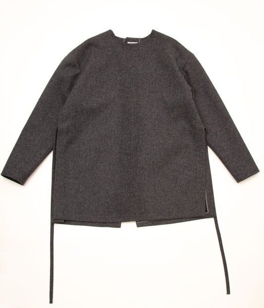RIER "TUNIC OVERCOAT OPEN BACK"(ANTHRACITE)