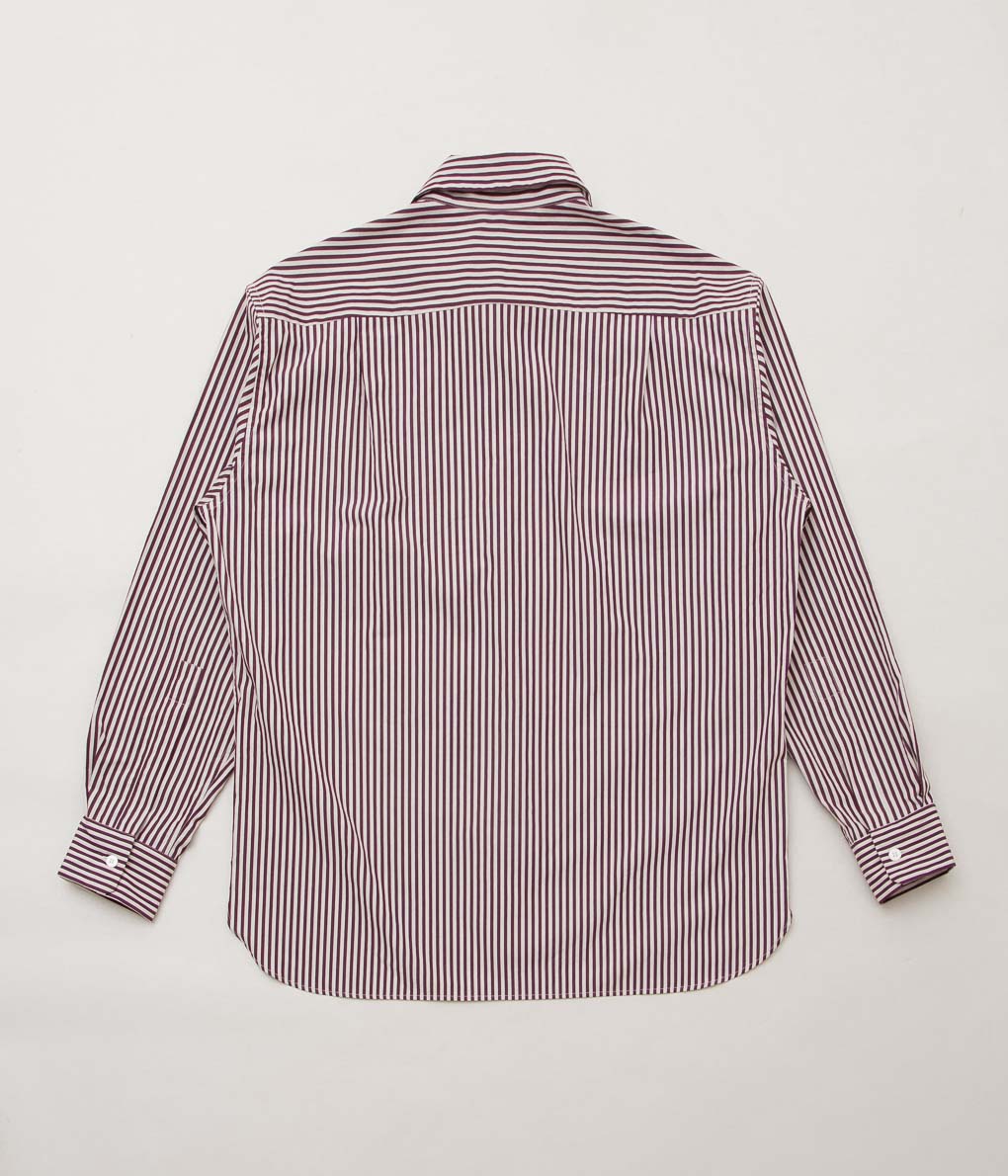 BERGFABEL ''FARMER SHIRT'' (BURGUNDY STRIPE)