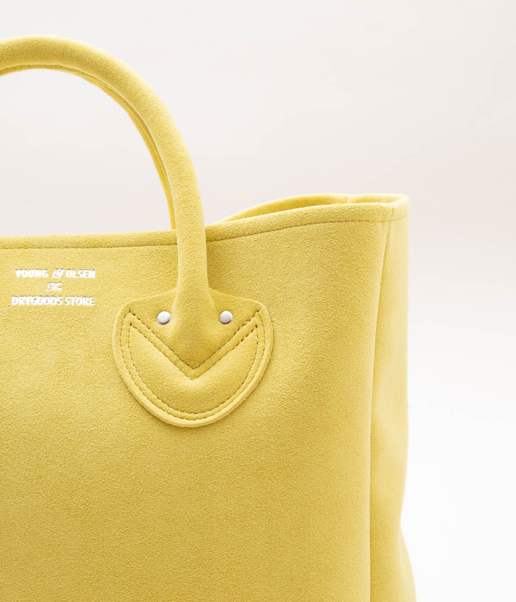 YOUNG&OLSEN THE DRYGOODS STORE ''ULTRASUEDE_ TOTE M'' (CITRON YELLOW)