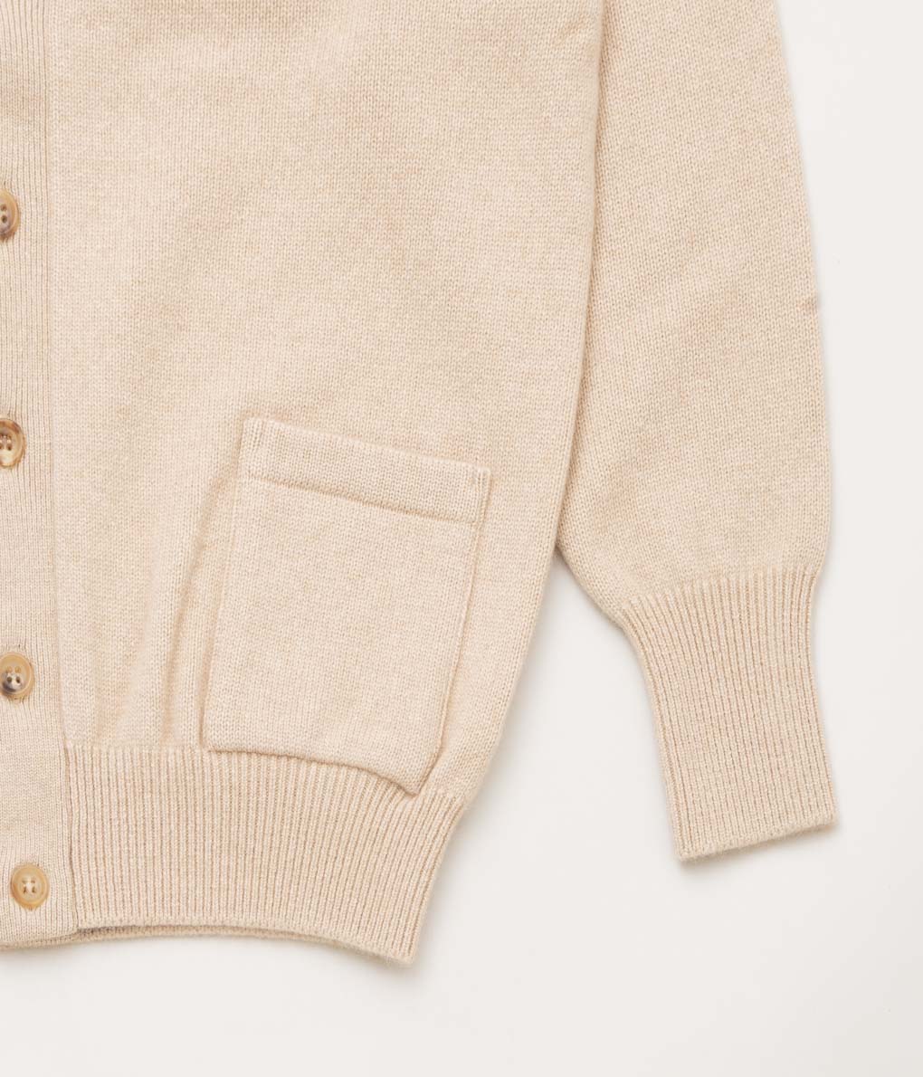 HERILL ''GOLDEN CASH CARDIGAN'' (BEIGE)