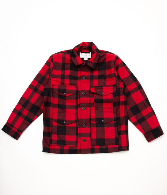 FILSON "MACKINAW CRUISER"(RED/BLACK)