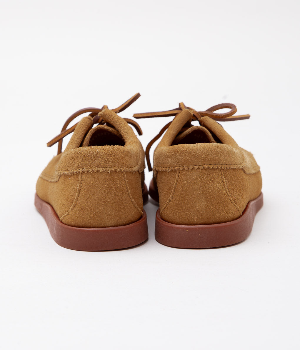 QUODDY TRAIL MOCCASIN ''BLUCHER'' (TOAST SUEDE)