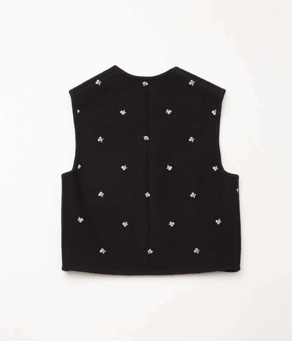 RIER ''WALKER GILET CITY'' (BLACK FLOWERS)