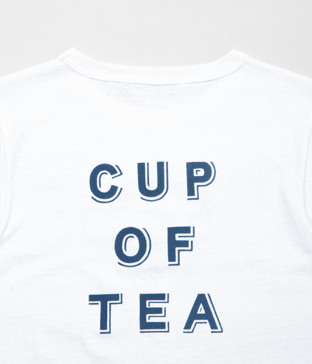OLDMAN'S TAILOR "MEN'S TEA CUP T-SHIRT" (WHITE)
