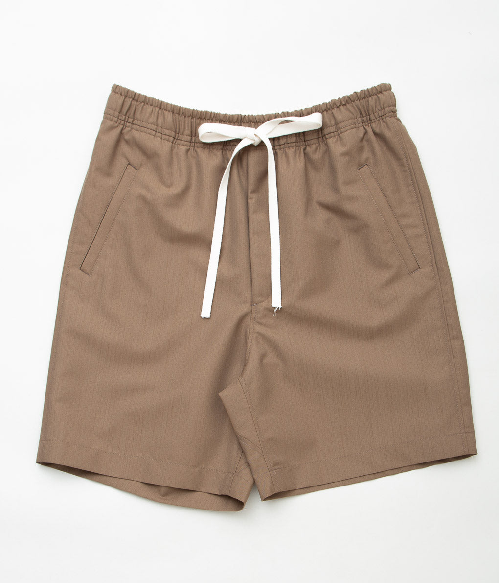 ANSNAM "DRY SHORT PANTS / WOOL''(BEIGE)