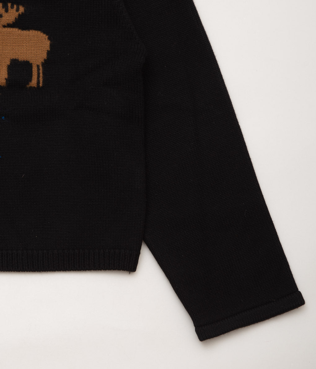 CONNOR MCKNIGHT ''FISH & GAME HUNTING SWEATER'' (BLACK)