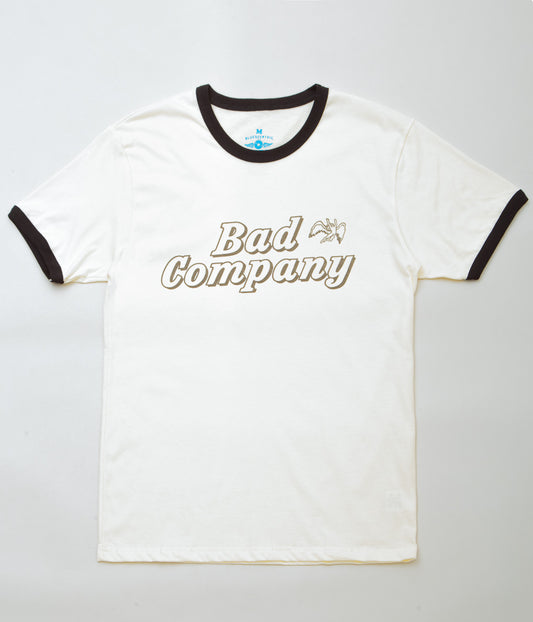 BLUESCENTRIC ''BAD COMPANY ICARUS RINGER T-SHIRT'' (NATURAL)