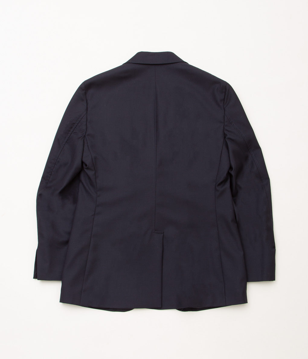 INDIVIDUALIZED CLOTHING "WOOL OXFORD BLAZER"(NAVY)