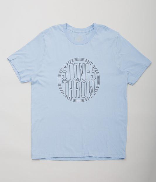 STONES THROW RECORDS ''OUTLINE LOGO TEE'' (BLUE)