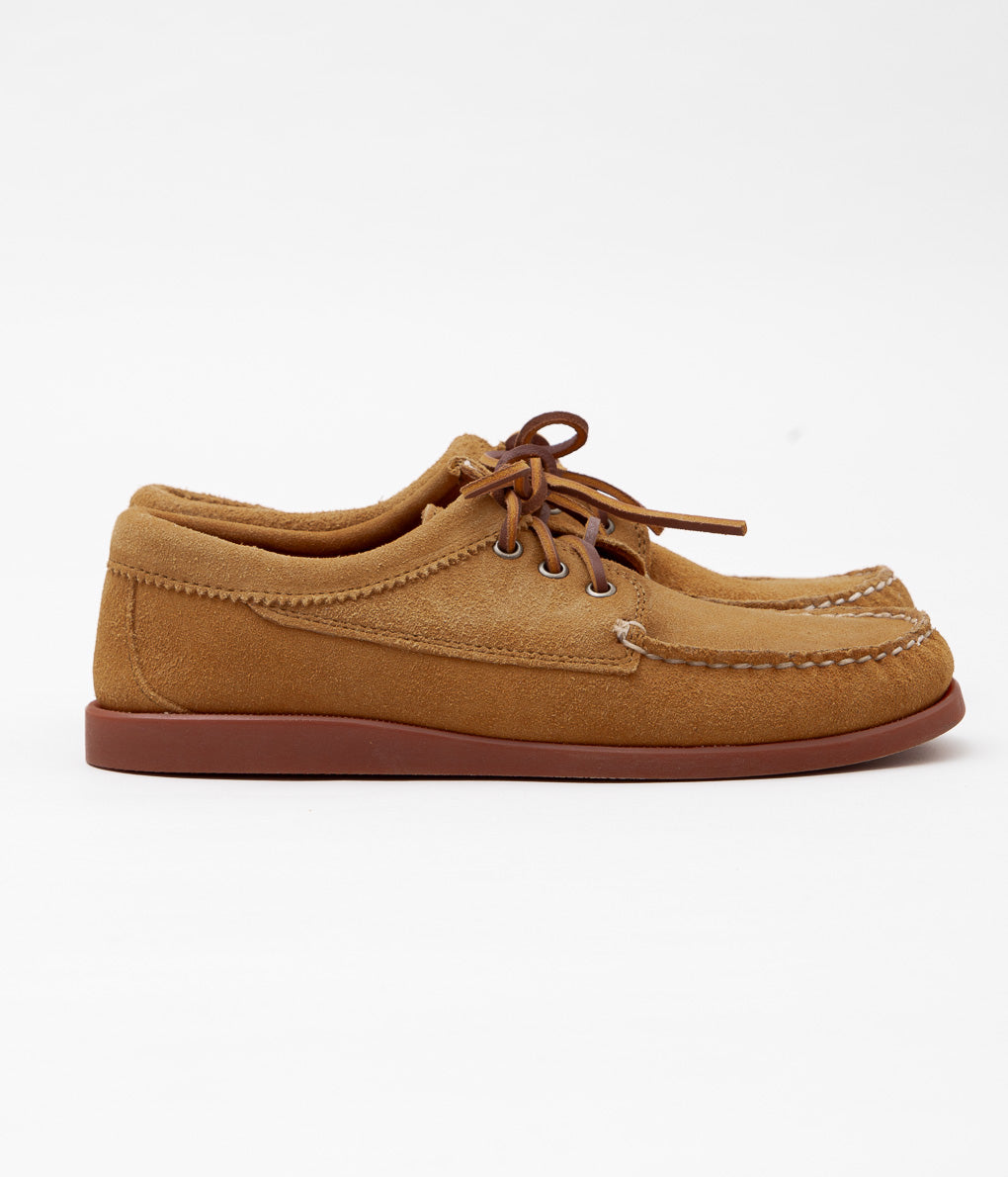 QUODDY TRAIL MOCCASIN ''BLUCHER'' (TOAST SUEDE)