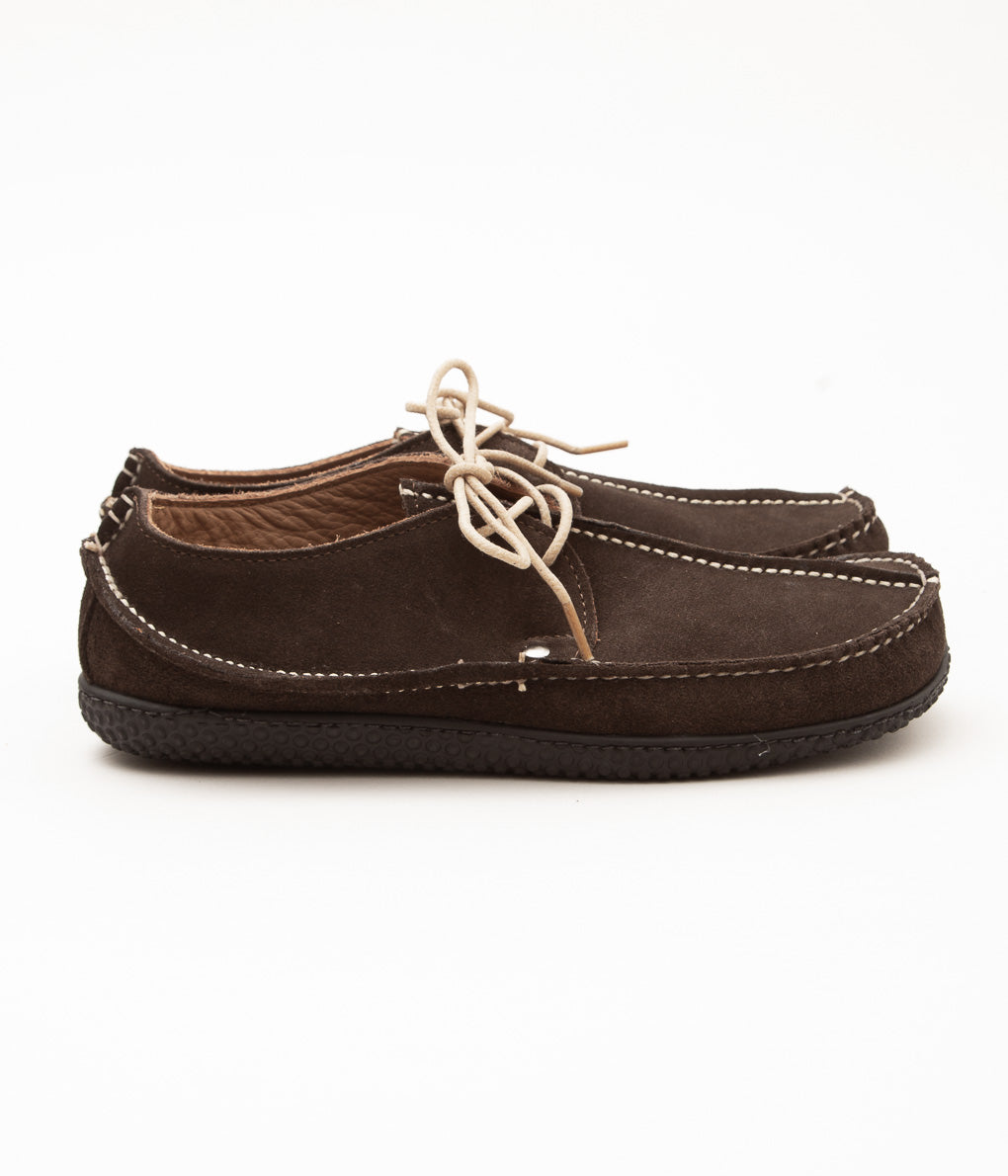 QUODDY TRAIL MOCCASIN ''MERIDIAN ESQ'' (CHOCOLATE SUEDE) – THE
