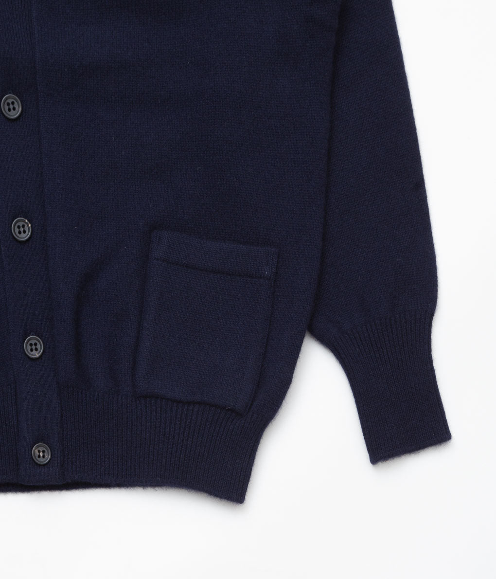 HERILL ''GOLDEN CASH CARDIGAN'' (NAVY)