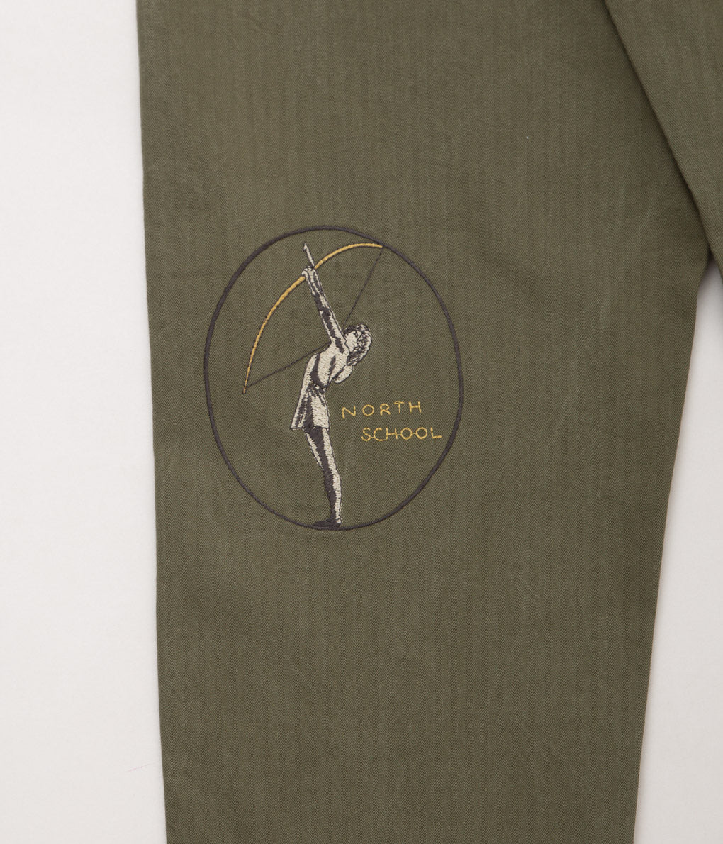 SAMUEL ZELIG "GALLERY 002 PANT"(ARMY GREEN)