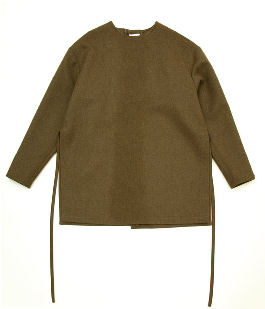 RIER "TUNIC OVERCOAT OPEN BACK"(LODEN)