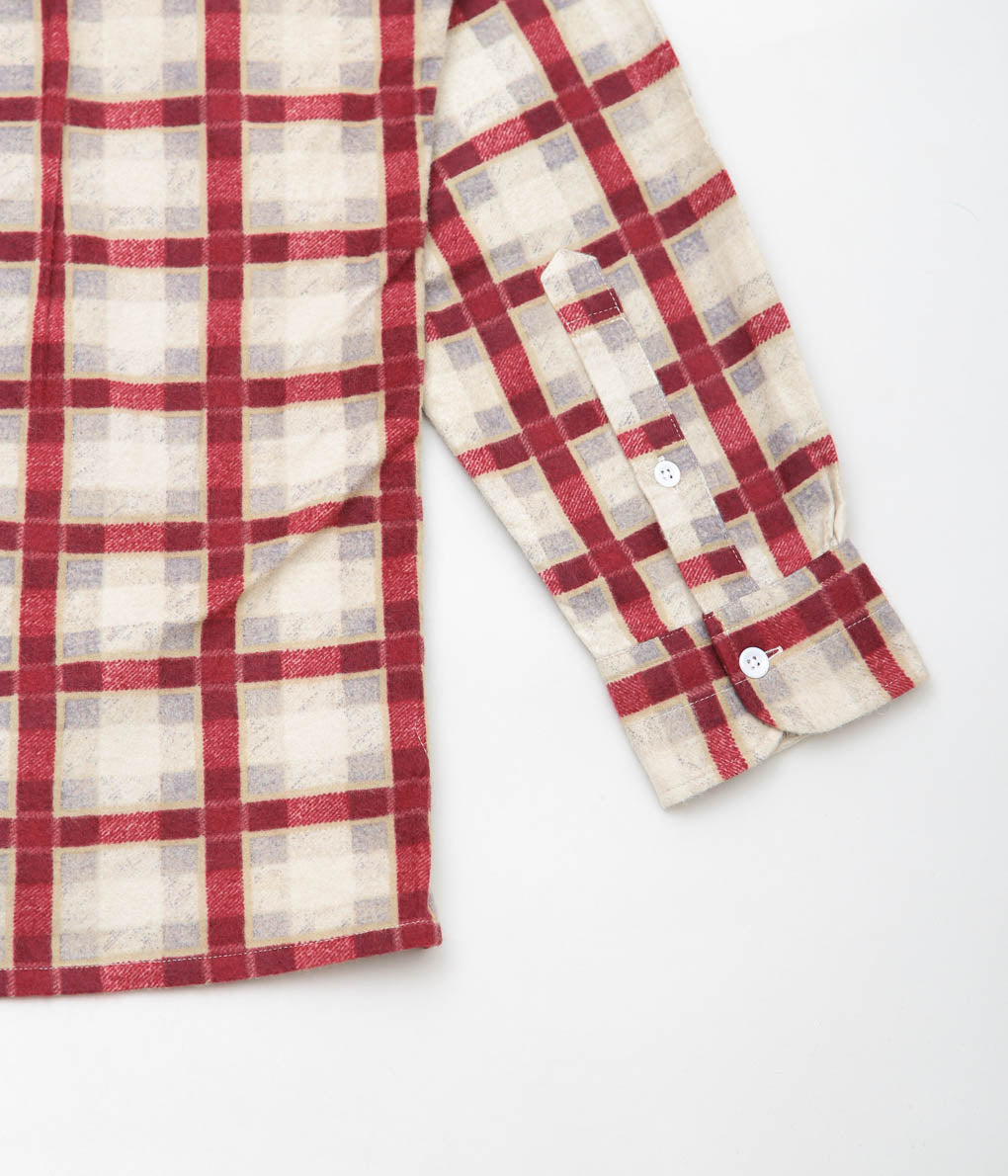 MOJITO ''ABSHINTH SHIRT_#20 FLANNEL PRINT'' (RED)