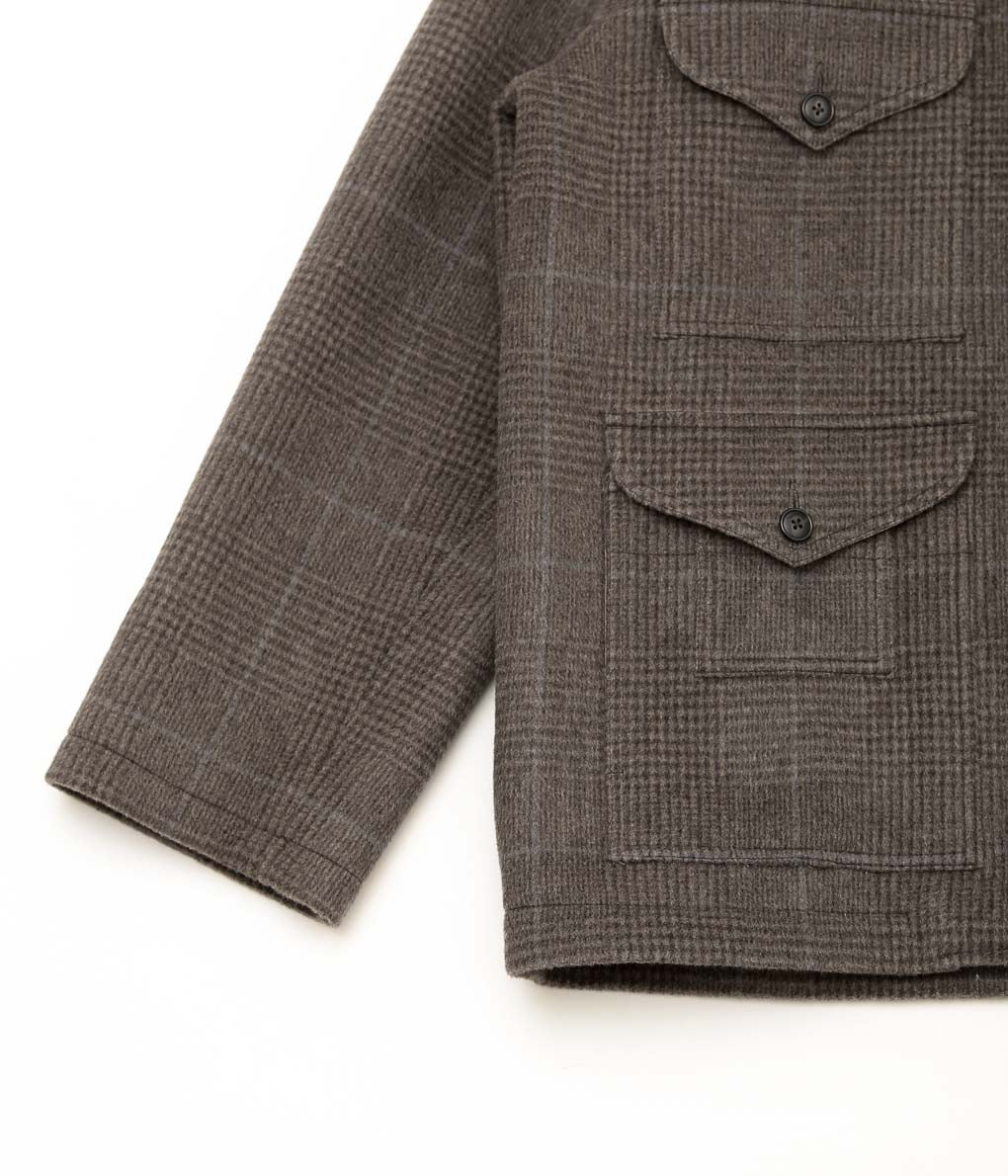 GORSCH ''MACKINAW JACKET WIDE CHECK WOOL'' (BROWN/BLUE)