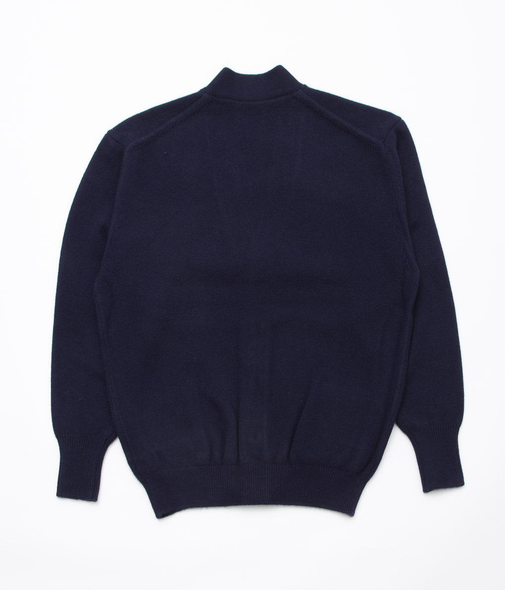 HERILL ''GOLDEN CASH CARDIGAN'' (NAVY)