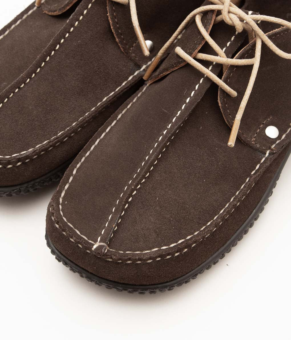 QUODDY TRAIL MOCCASIN ''MERIDIAN ESQ'' (CHOCOLATE SUEDE)