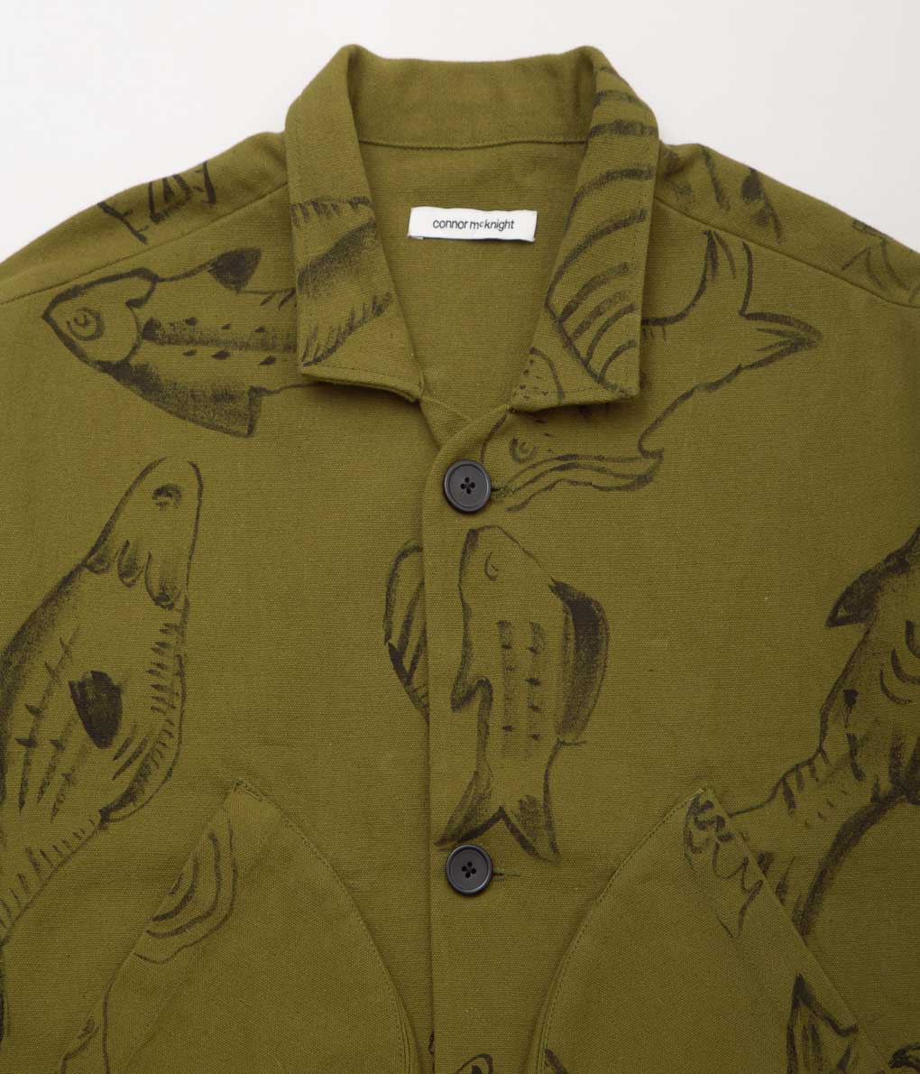 CONNOR MCKNIGHT ''PETROGLYPH CANVAS JACKET'' (MD.BROWN)