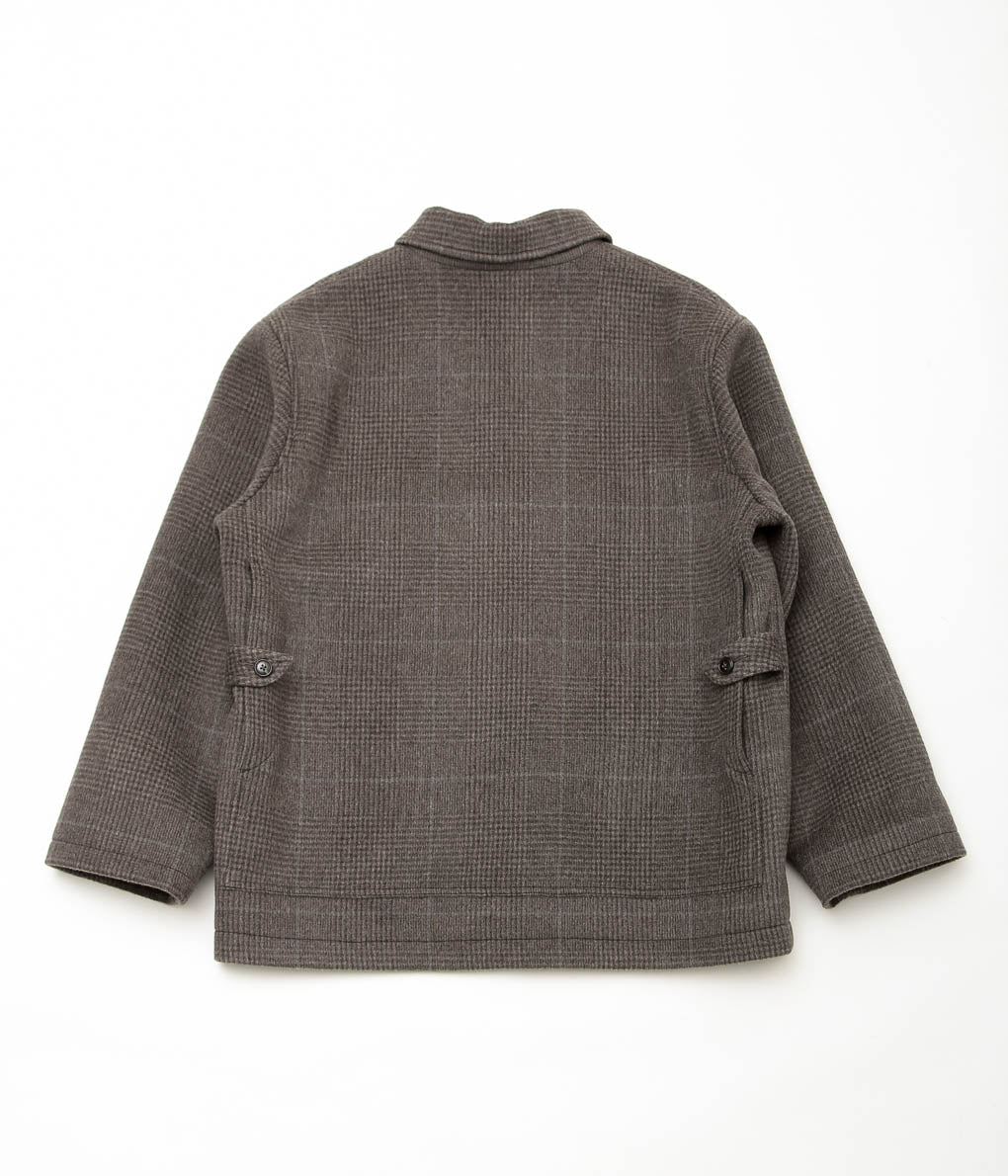 GORSCH ''MACKINAW JACKET WIDE CHECK WOOL'' (BROWN/BLUE)