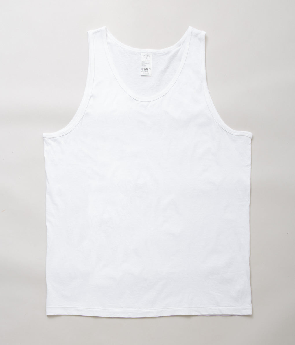 COMOLI''サープラス タンクトップ''(WHITE)