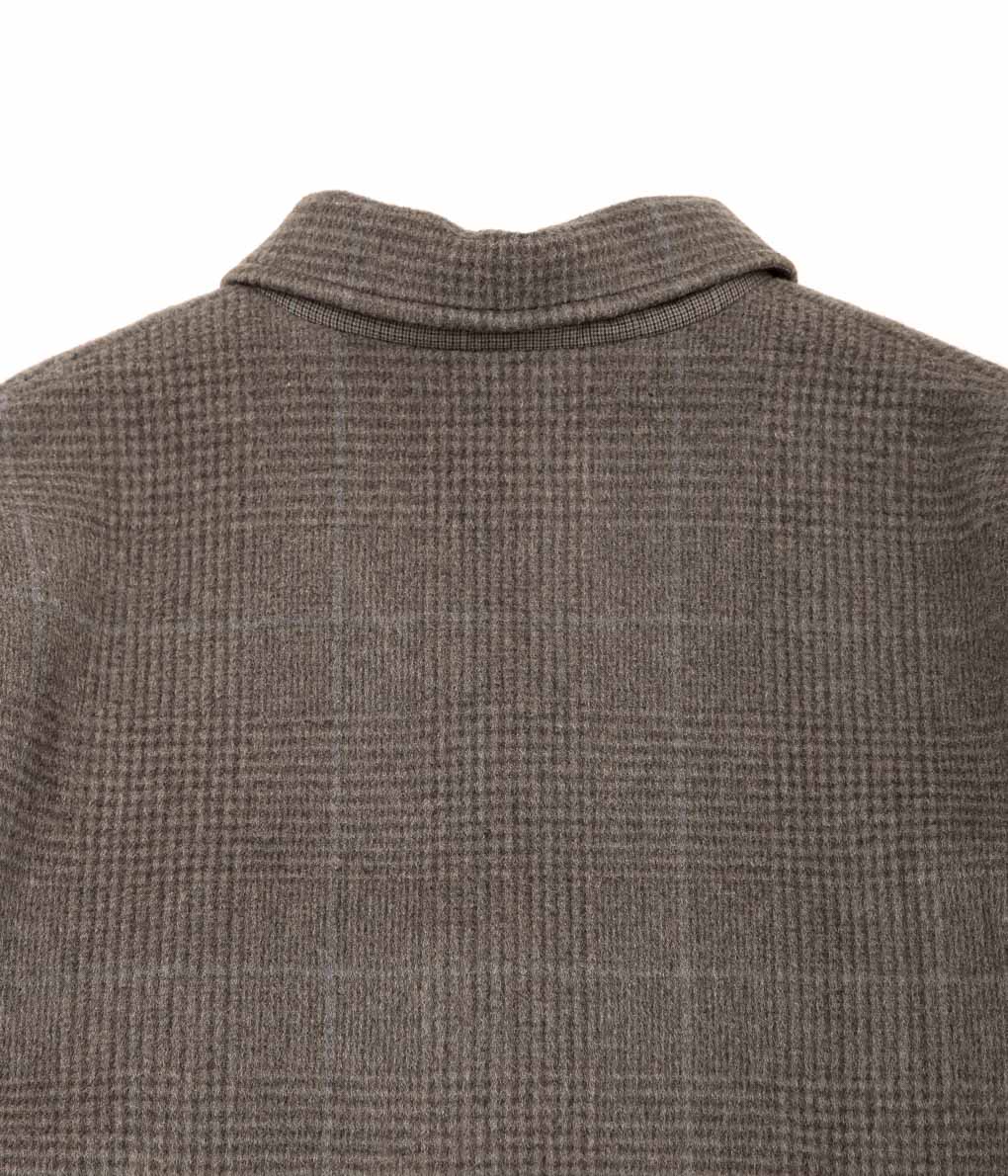 GORSCH ''MACKINAW JACKET WIDE CHECK WOOL'' (BROWN/BLUE)