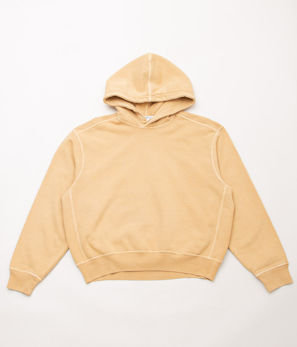 LADY WHITE CO. "MINI HOODIE"(MUSTERD PIGMENT)