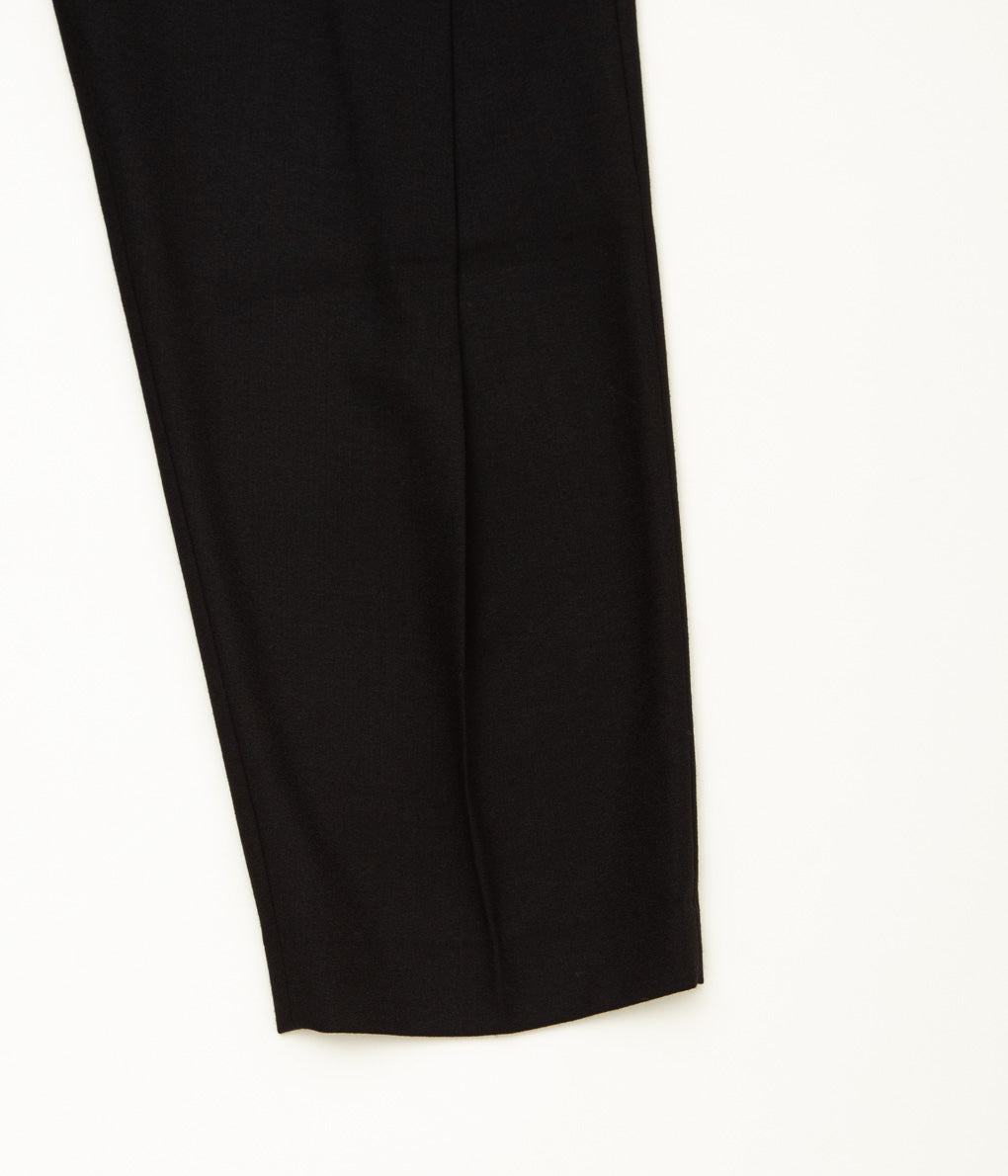 LEA BOBERG DP TROUSERS (100% WOOL CREPE)(BLACK)