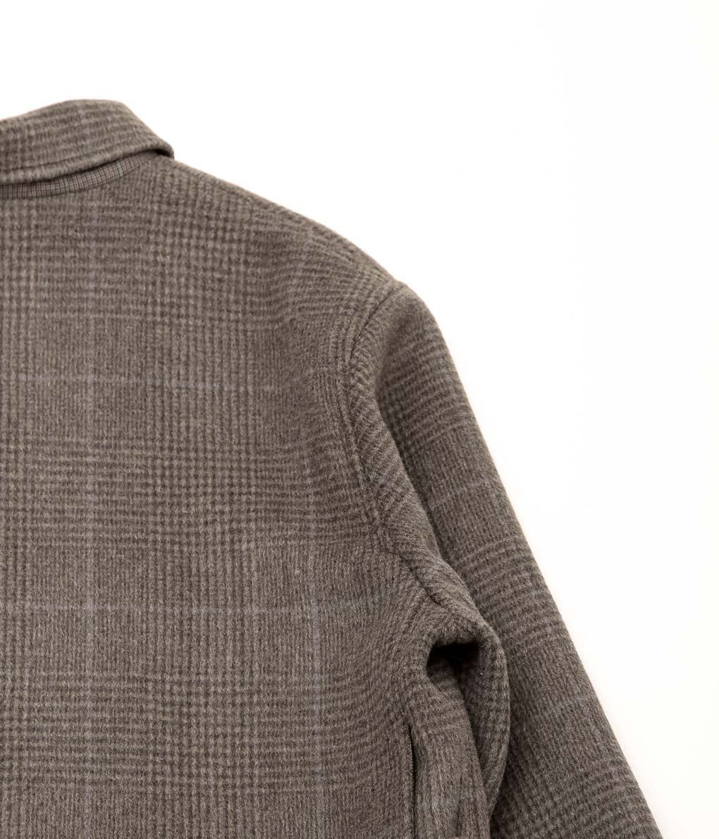 GORSCH ''MACKINAW JACKET WIDE CHECK WOOL'' (BROWN/BLUE)