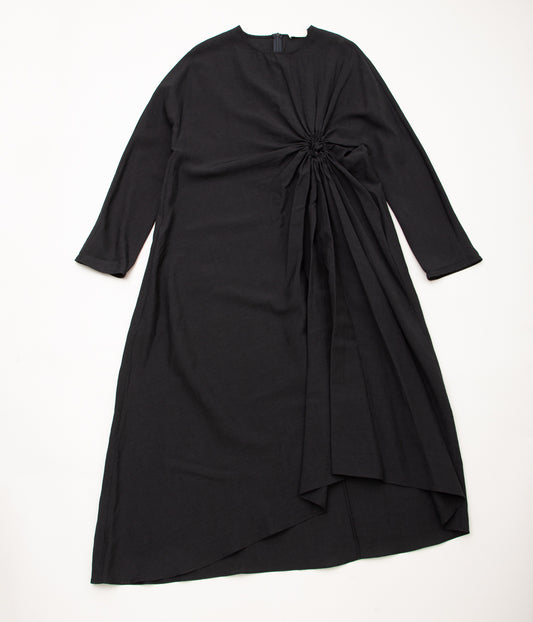 WHITEREAD "HIGH WAIST CIRCLE DRESS"(STRAITED GRAY PINSTRIPE)