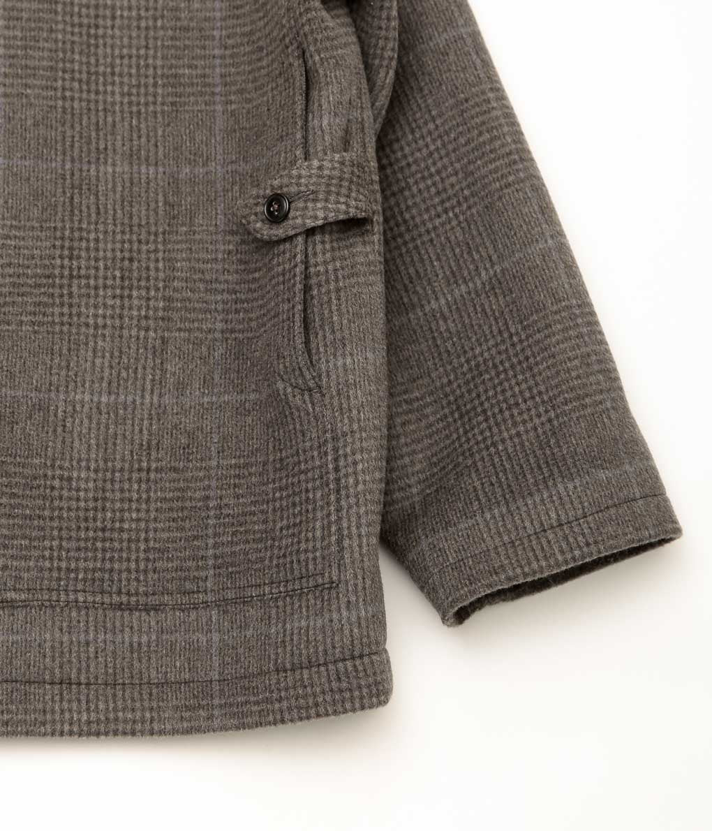 GORSCH ''MACKINAW JACKET WIDE CHECK WOOL'' (BROWN/BLUE)