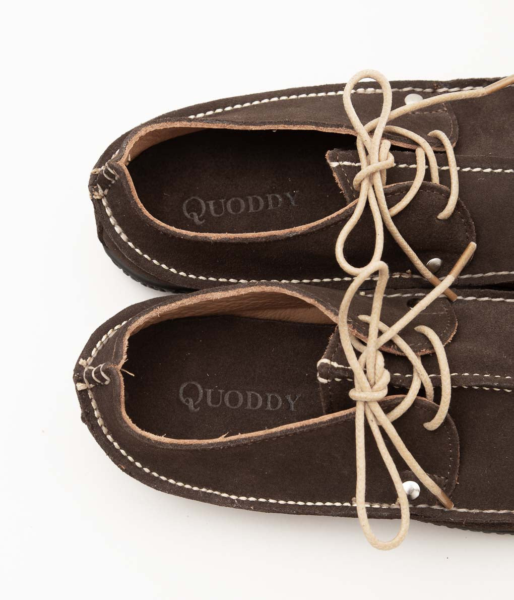 QUODDY TRAIL MOCCASIN ''MERIDIAN ESQ'' (CHOCOLATE SUEDE)