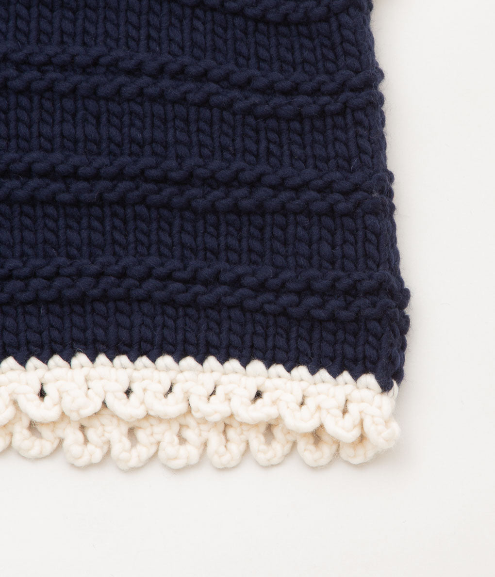 ELEPH ''LIN SPENCER HANDKNIT'' (NAVY)