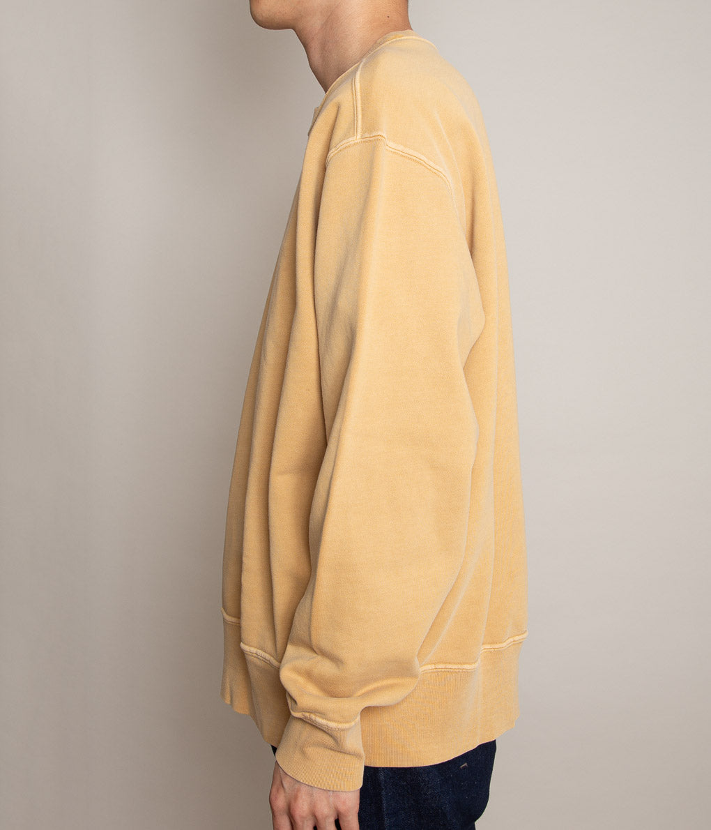 LADY WHITE CO. "RELAXED SWEATSHIRT"(MUSTERD PIGMENT)