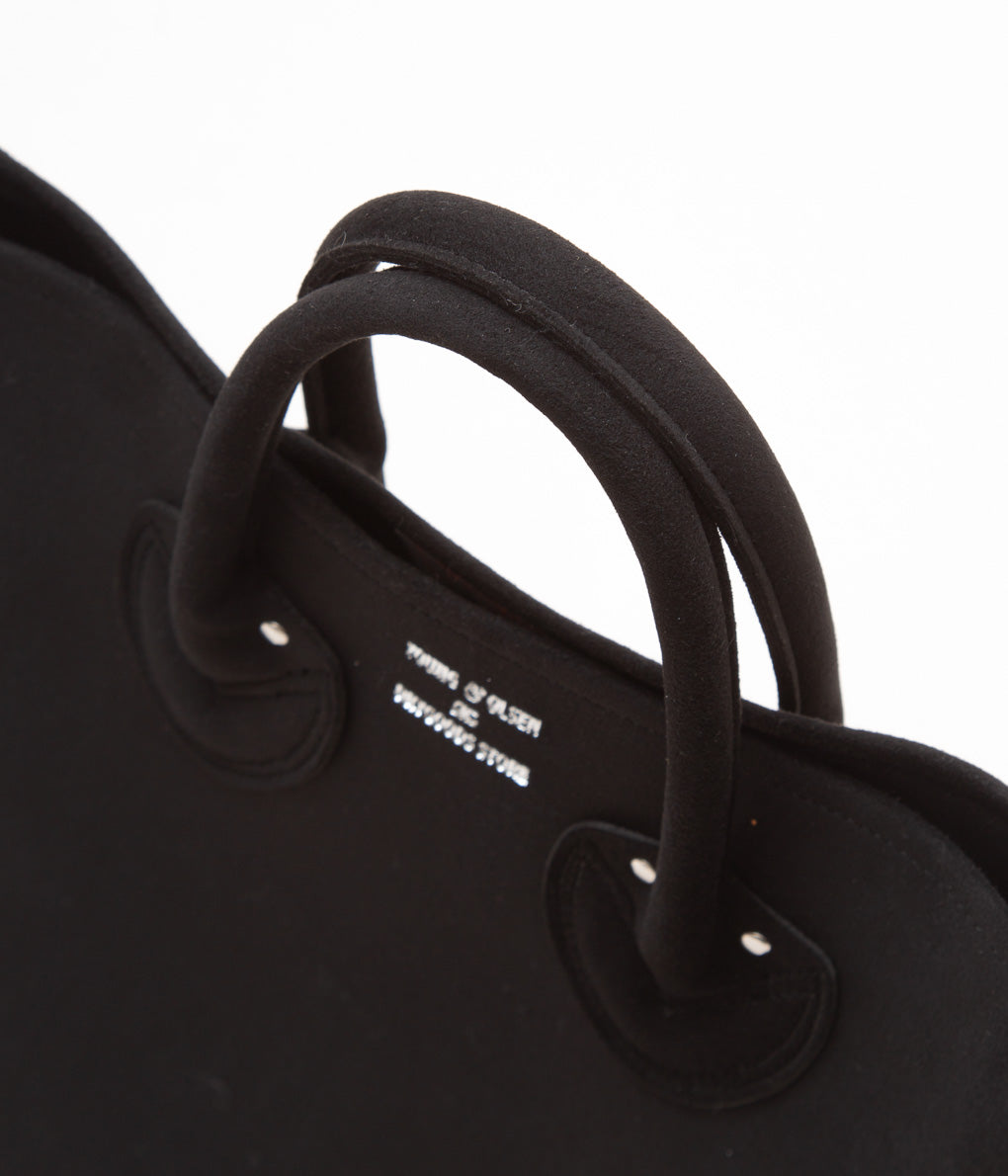 YOUNG&OLSEN THE DRYGOODS STORE ''ULTRASUEDE_ TOTE M'' (BLACK ONYX)