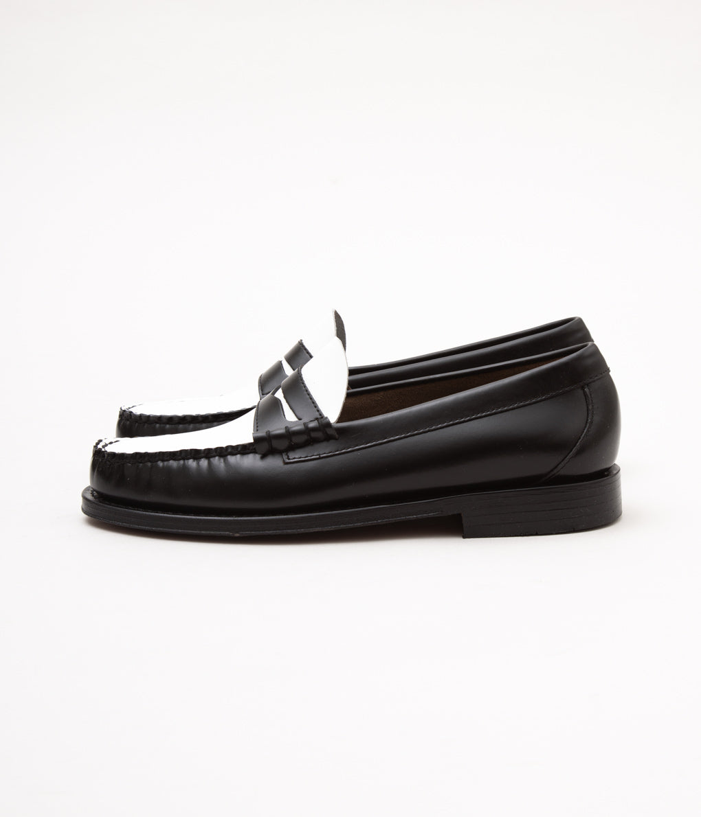 GHBASS LARSON MOC PENNY BLACK WHITE THE STORE BY MAIDENS ghbass-larson-moc-penny-black-white-the-store-by-maidens