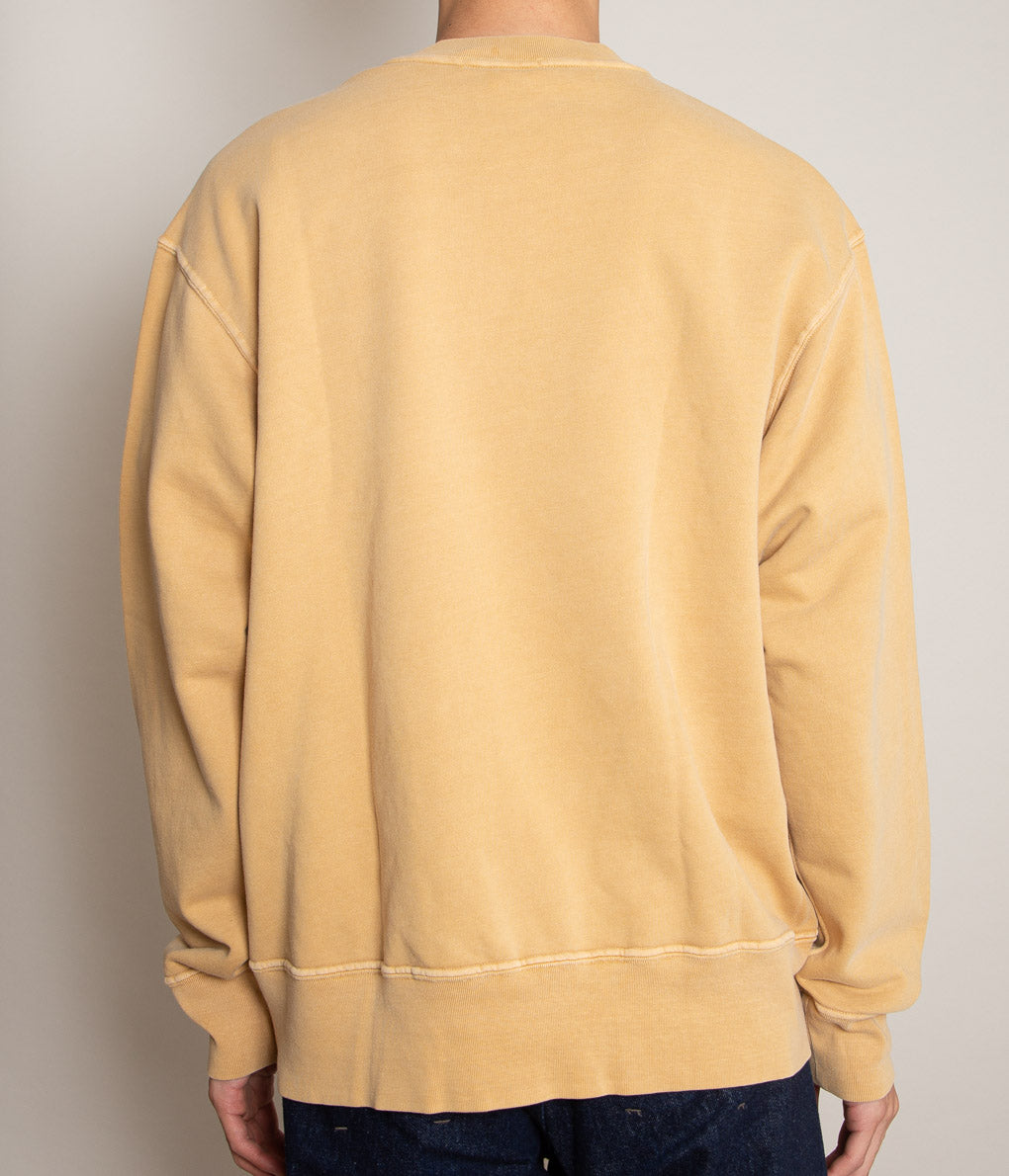 LADY WHITE CO. "RELAXED SWEATSHIRT"(MUSTERD PIGMENT)
