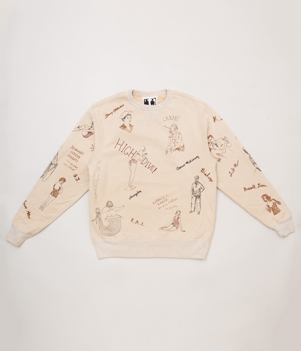 SAMUEL ZELIG ''HIGH DIVE CREWNECK'' (BEIGE)