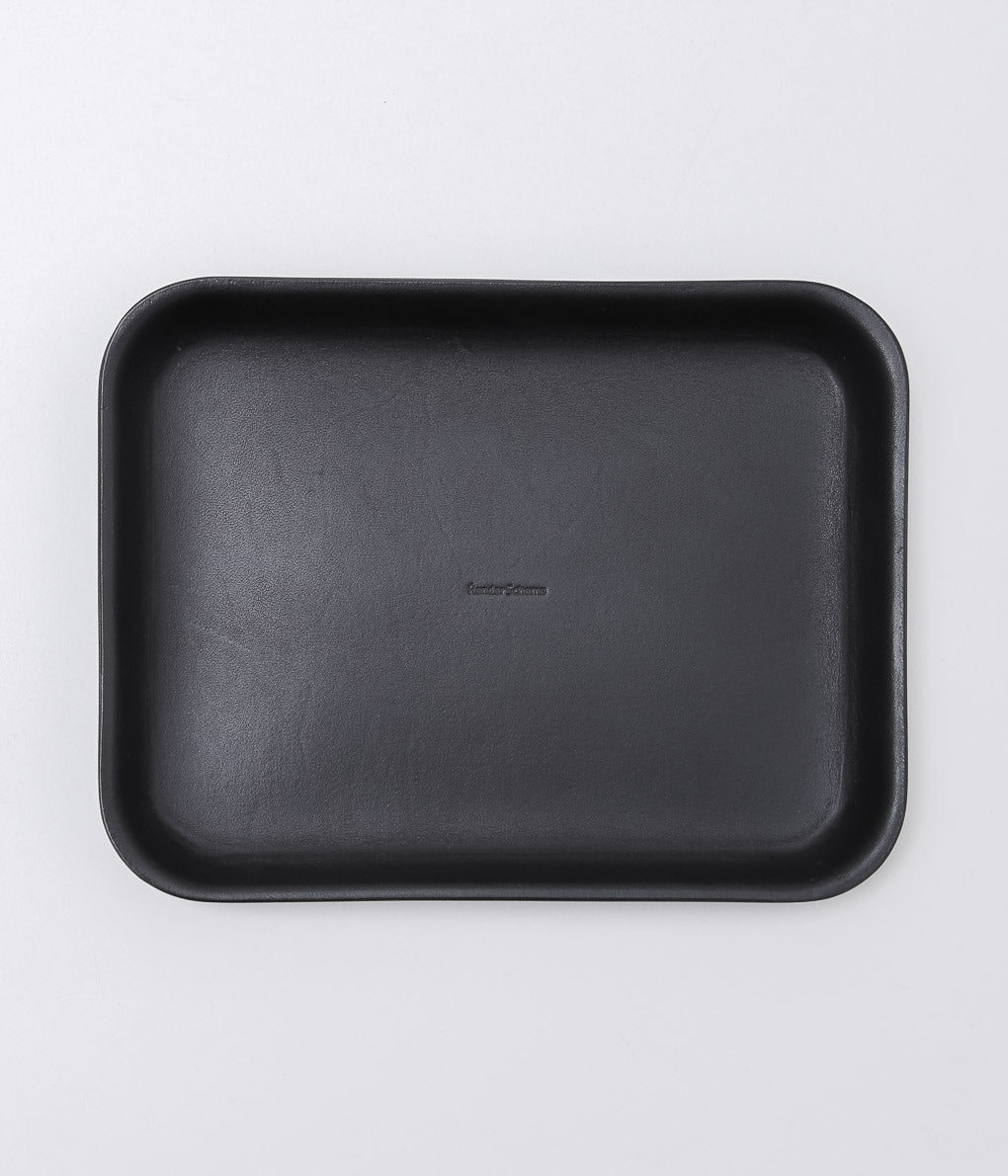 HENDER SCHEME ''LEATHER TRAY M'' (BLACK)