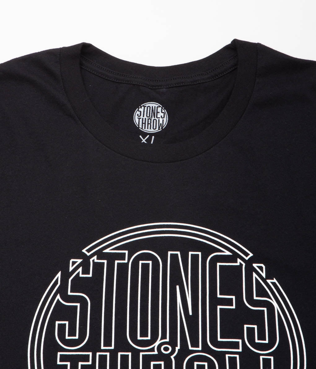 STONES THROW RECORDS ''OUTLINE LOGO TEE'' (BLACK)