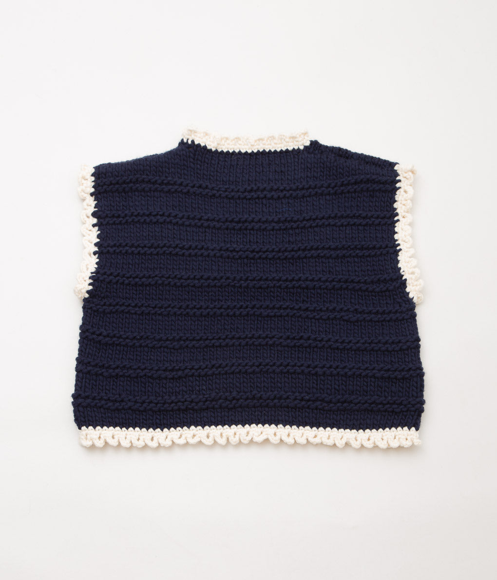 ELEPH ''LIN SPENCER HANDKNIT'' (NAVY)