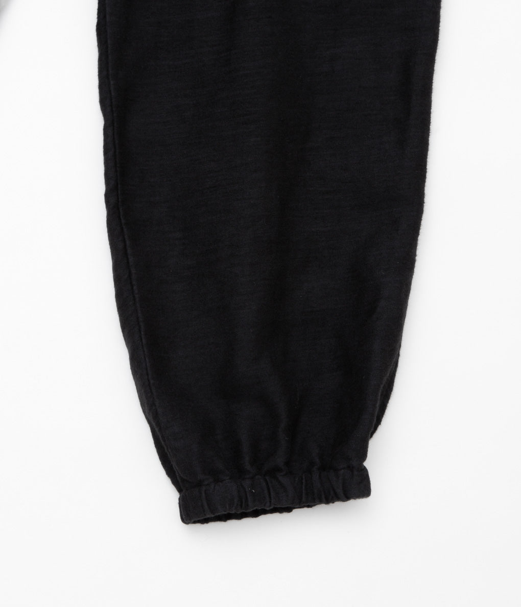 COMOLI ''Brushed Linen Drawstring Pants'' (BLACK)